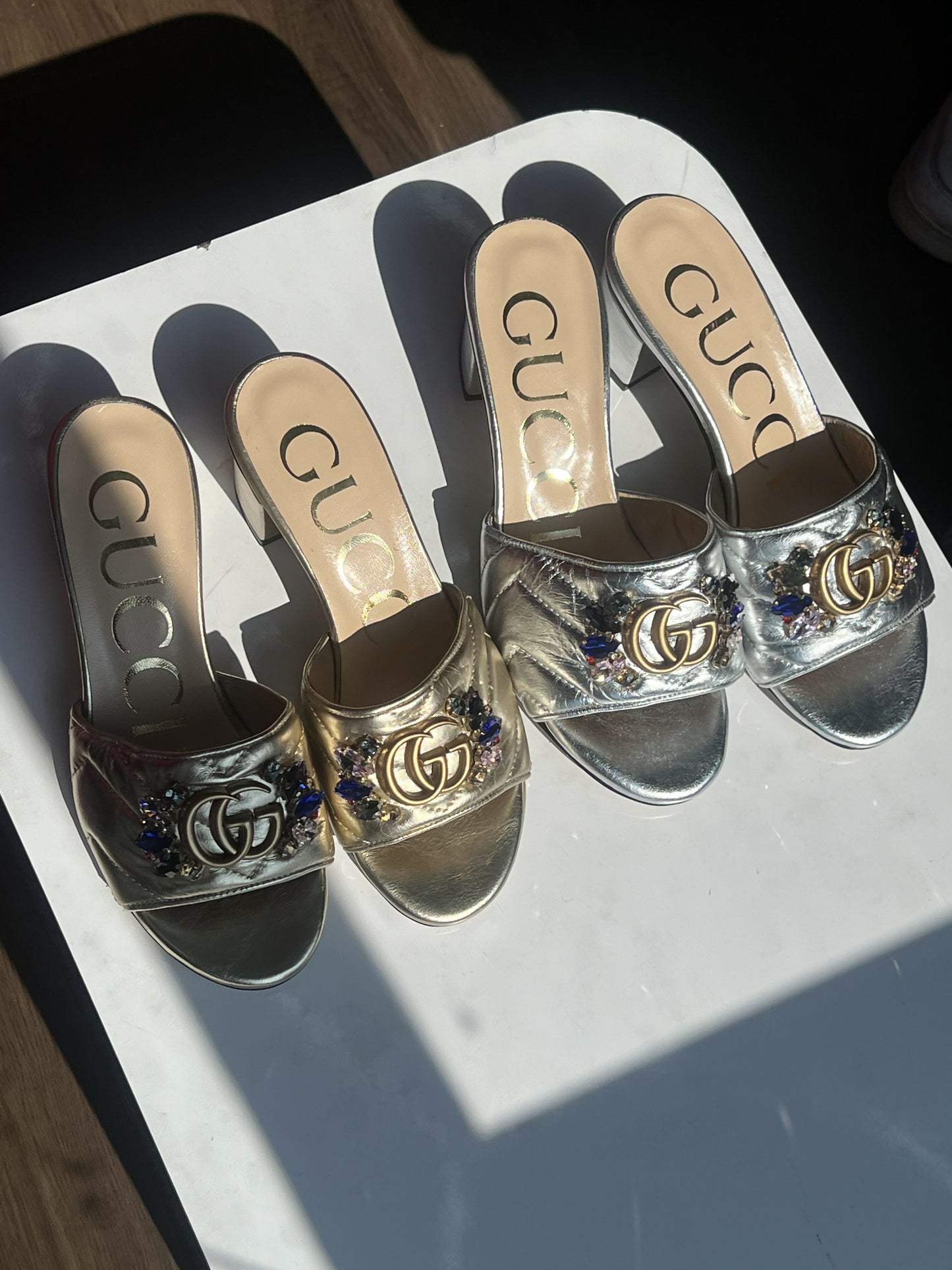 Gucci sandal heels