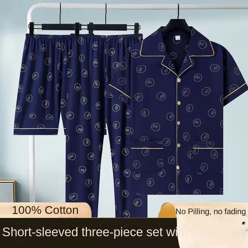 Pyjamas Supplier Men's Casual Three-Piece
