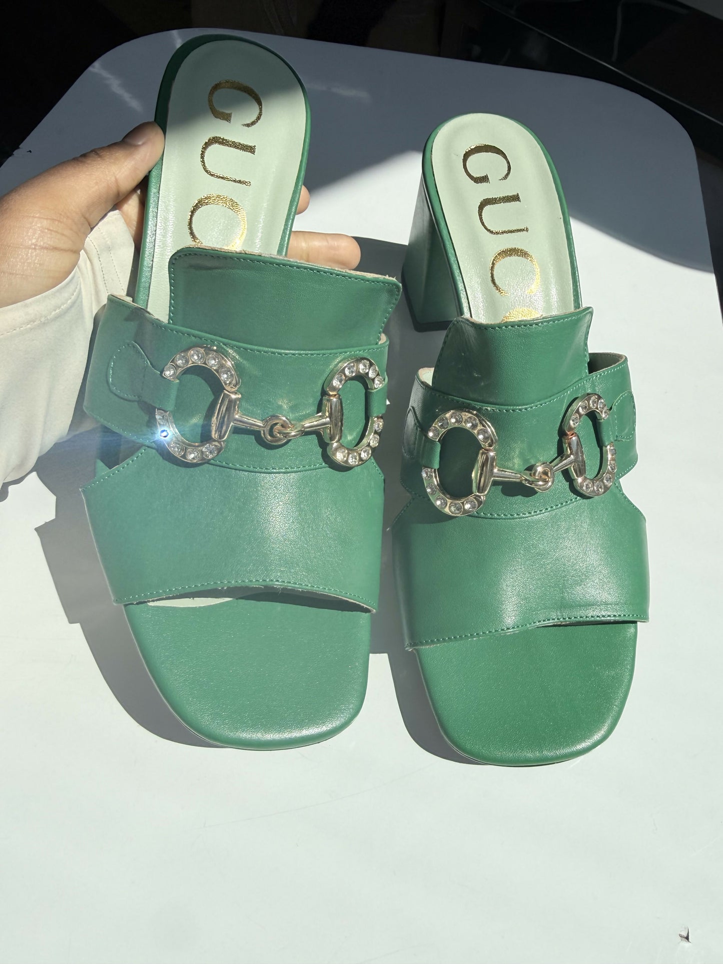Gucci sandal heels