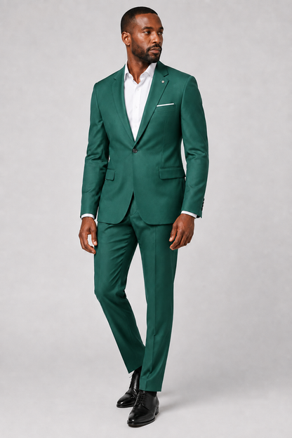 Men’s Emerald Green Two-Piece Suit