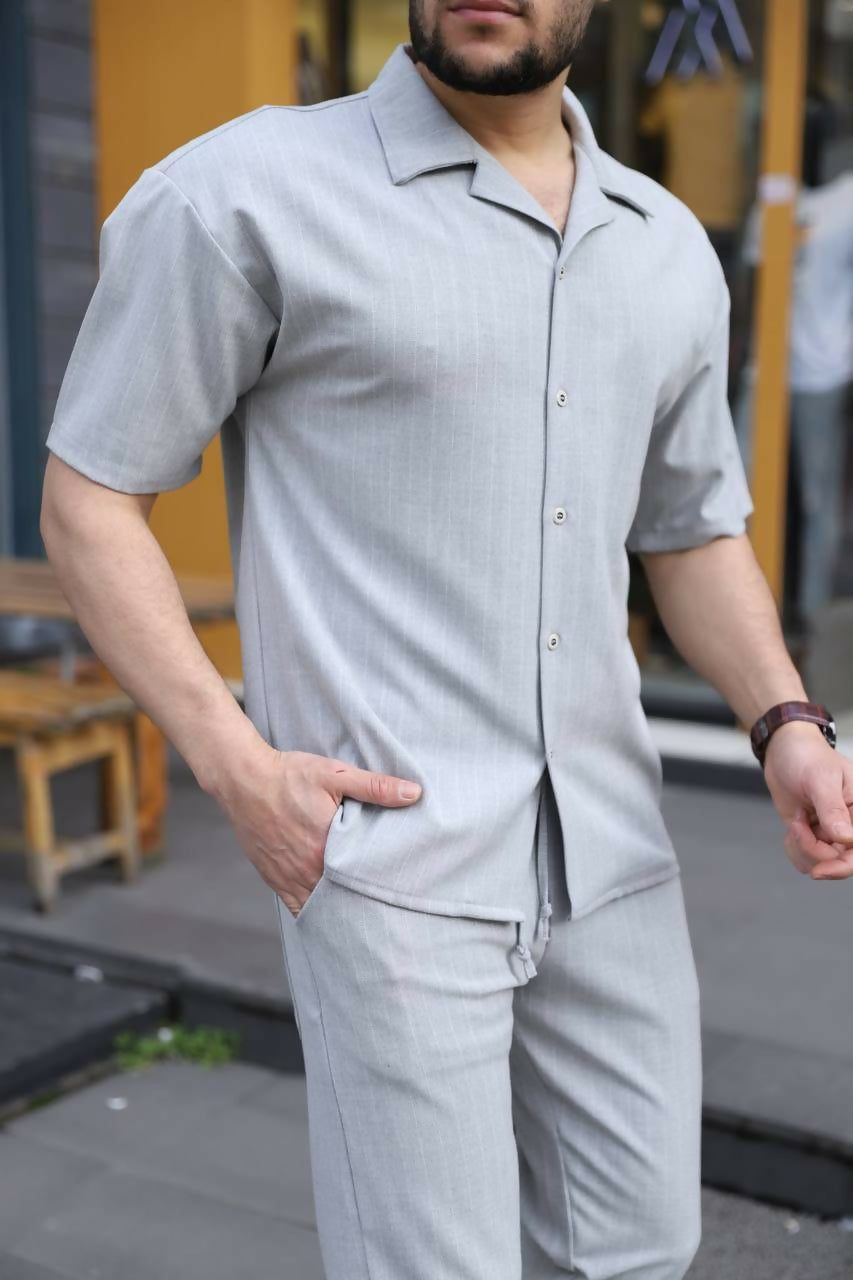 Men’s pinstripe 2-piece set