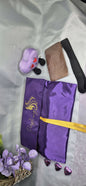 PURPLE SATIN BAG