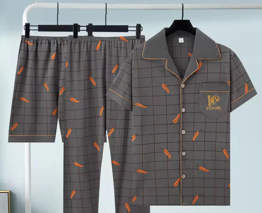 Pyjamas Supplier Men's Casual Three-Piece
