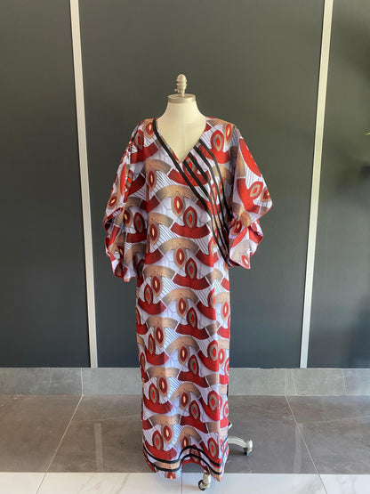 African Print Maxi Dress