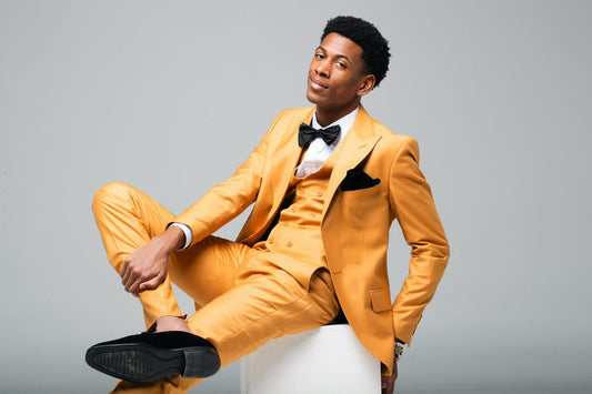 Mustard Yellow 3-Piece Suit – Bold & Elegant