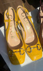 Gucci square heels