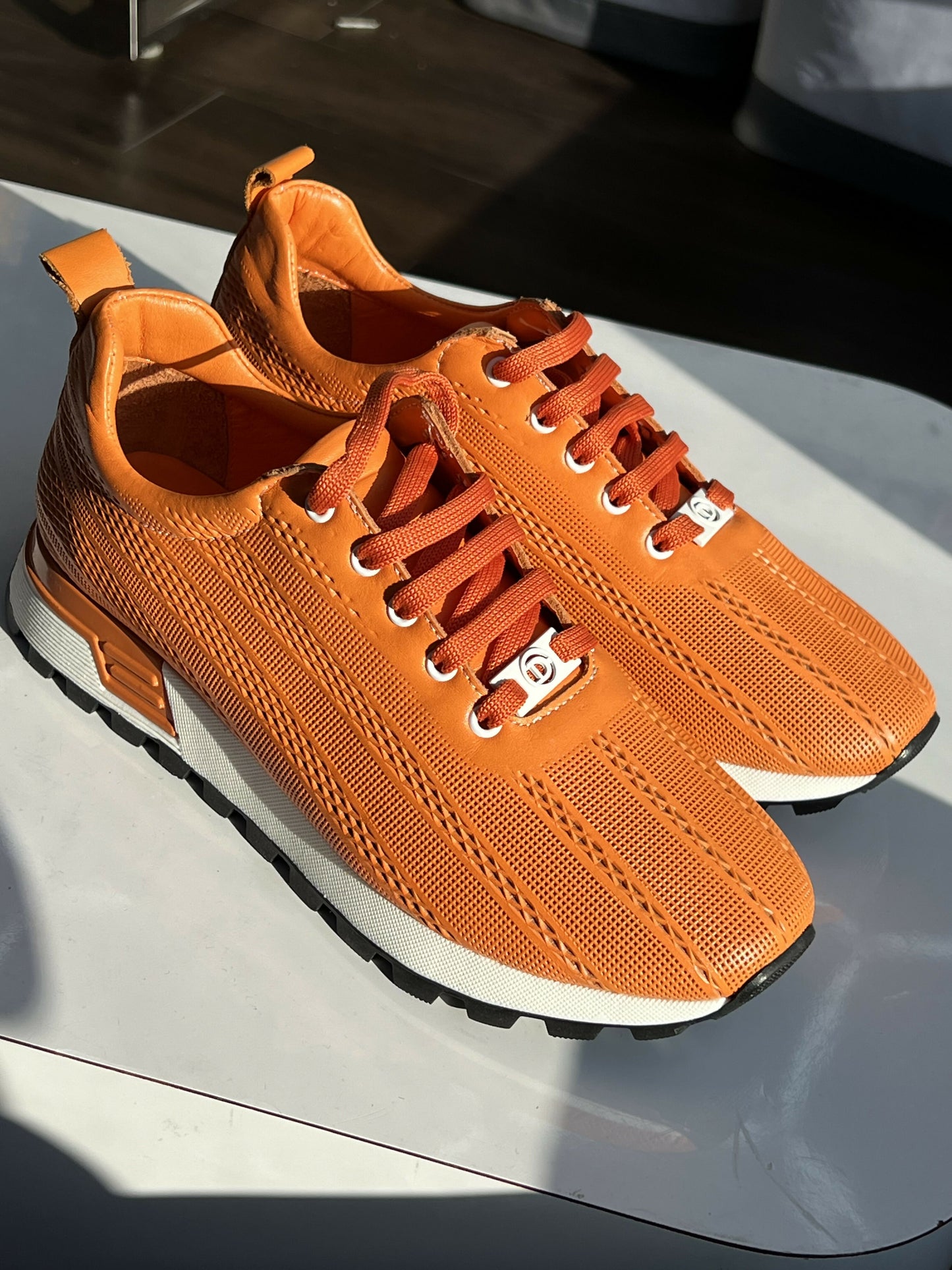 Dior orange sneakers