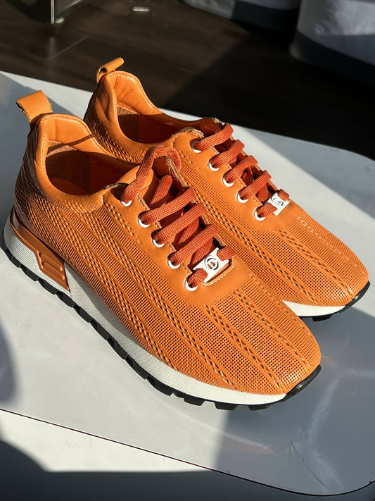 Dior orange sneakers